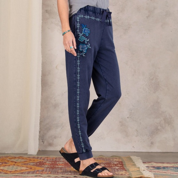 NEW Faded Fields joggers pants Sundance Catalog - Picture 4 of 13